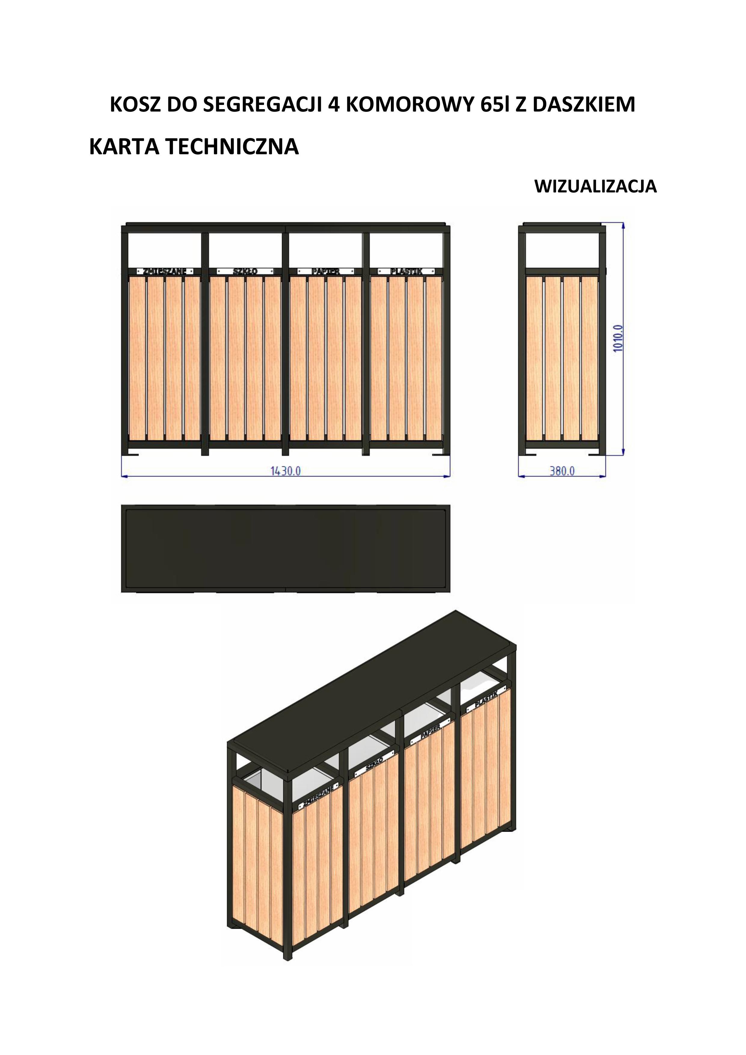 kosz do segregacji duzy